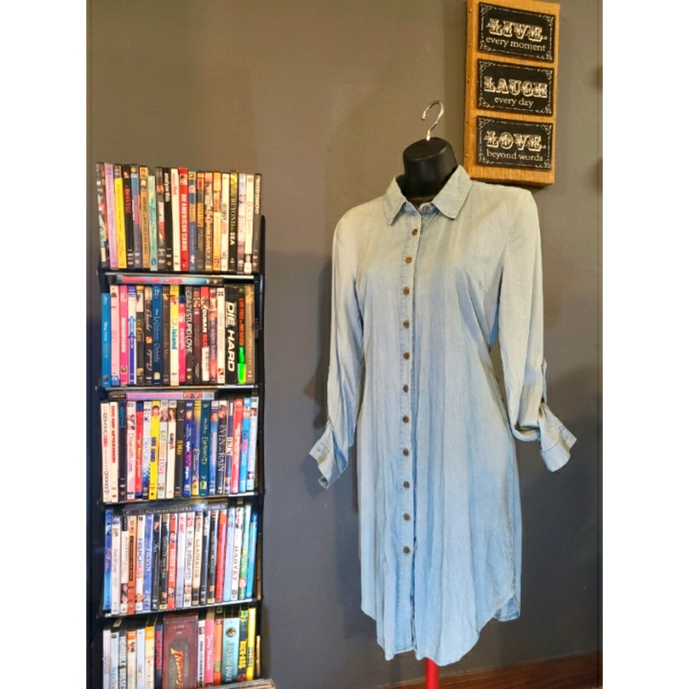 Denim Shirt Dress